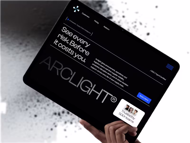 Cover image for Framer Website Template Design for AI Supply Chain
