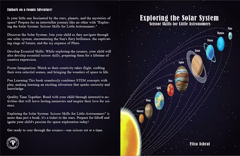 Cover image for Scissor Skills for Little Astronomers on Behance