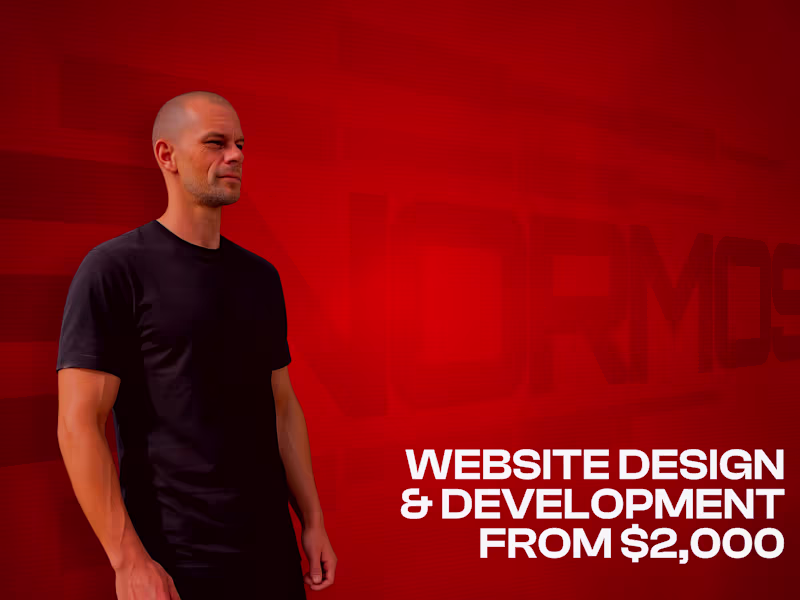 Cover image for Website Design & Development from $2,000