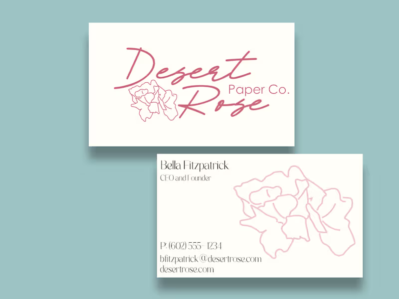 Cover image for Desert Rose Paper Co.