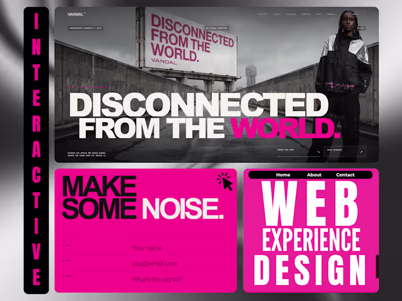 Cover image for Interactive Brand Websites & Creative Development