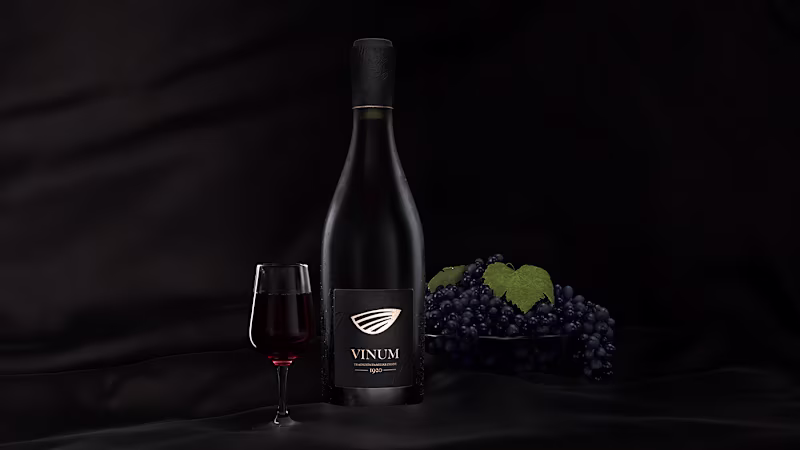 Cover image for VINUM — Wine Brand & 3D Packaging Concept