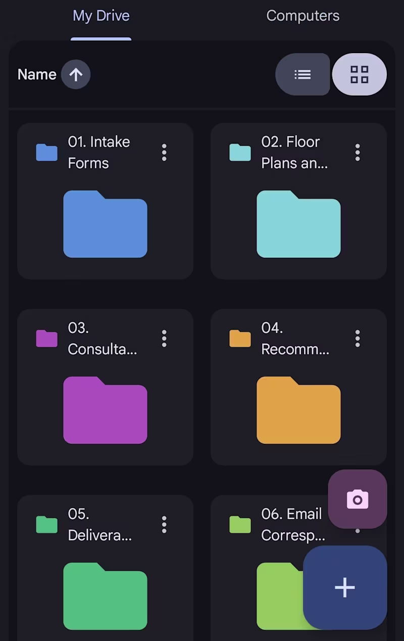 Cover image for Organized documents on different folders