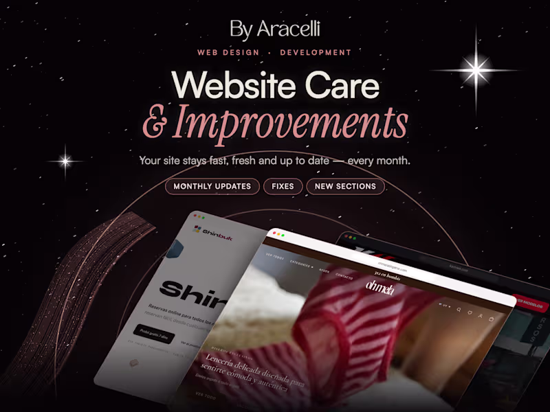 Cover image for Monthly Website Care & Improvements