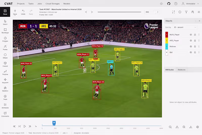 Cover image for Project: Football Video Annotation and