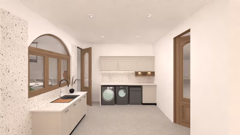 Cover image for An elegent modular kitchen.