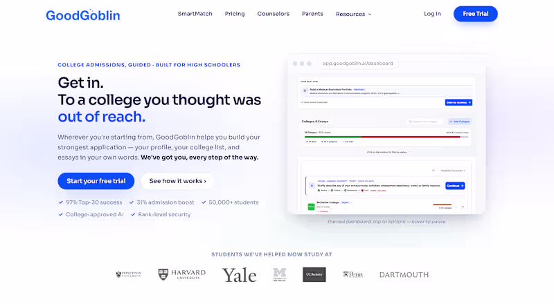 Cover image for GoodGoblin.ai (http://GoodGoblin.ai) is an AI-powered