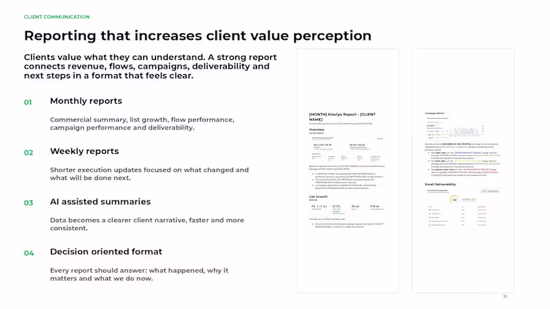Cover image for Email Marketing Reporting & Client Communication