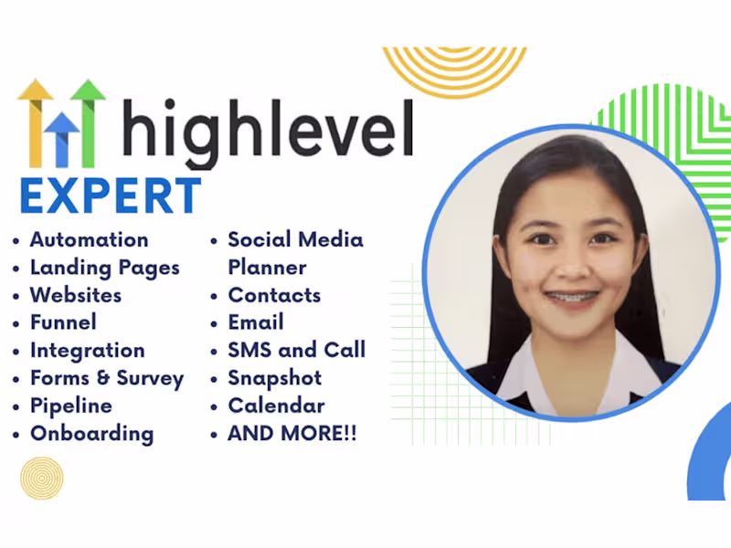 Cover image for I will help you any tasks related to gohighlevel - UNLIMITED