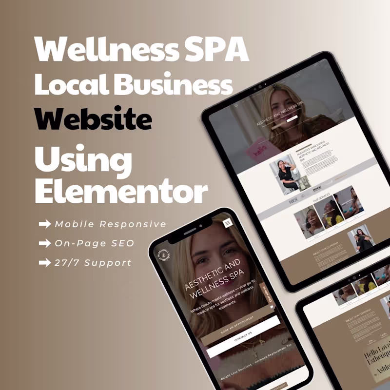 Cover image for Project Title:
Website Design for Wellness