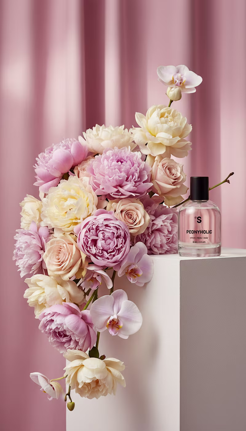 Cover image for Sisters Aroma Perfume A premium editorial still life where t...