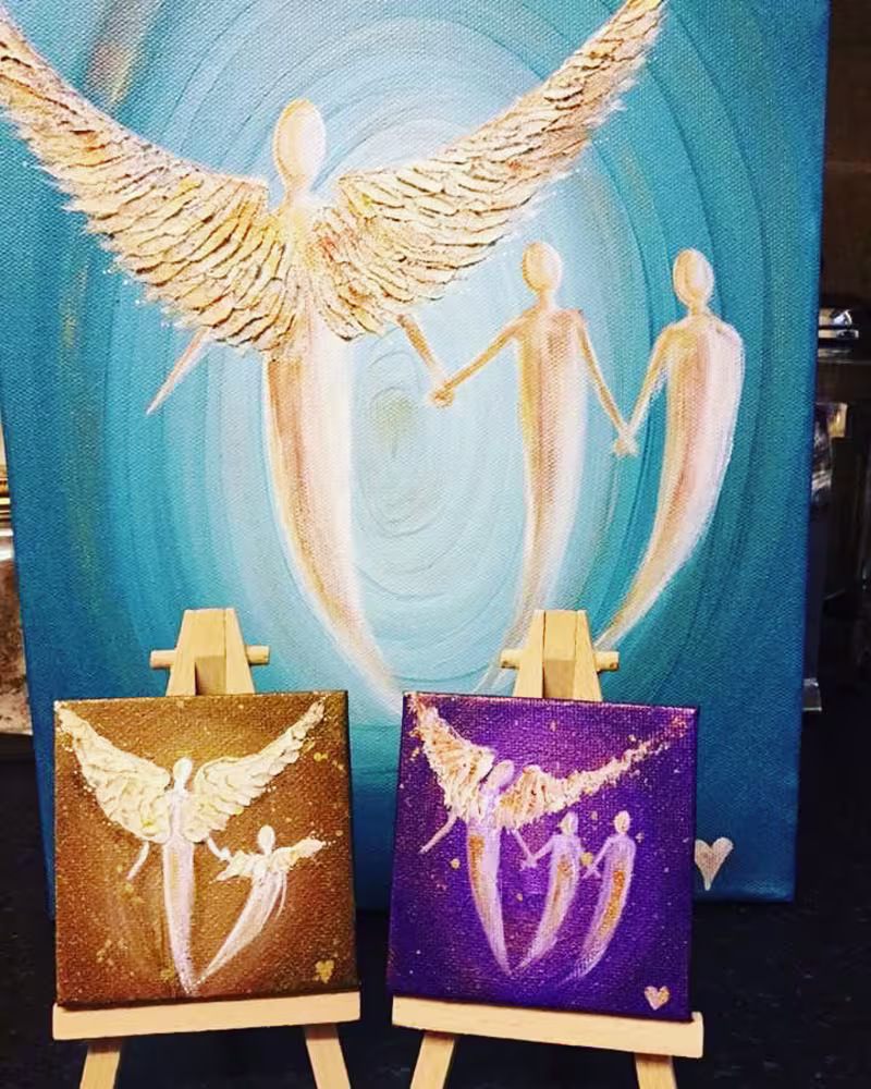 Cover image for Angelic Reiki Infused Paintings -