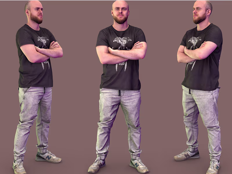 Cover image for 3d metahuman character model, 3d realistic for game or animation