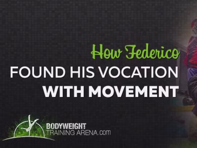 Cover image for How Federico’s Passion For Movement Became His Mission