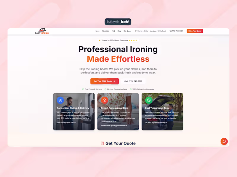 Cover image for Daily Ironing Digital Experience Design and Development