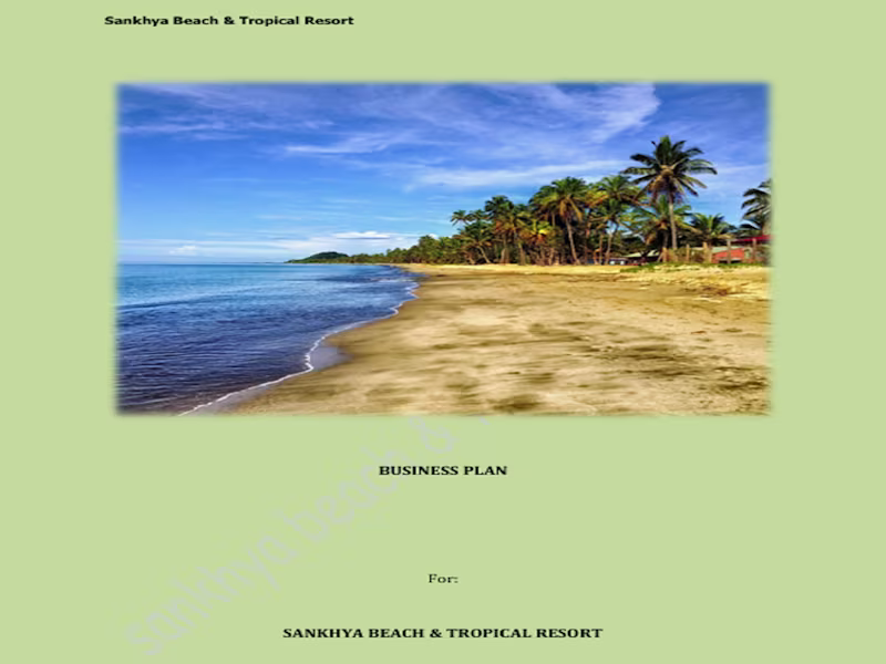 Cover image for Sankhya Beach & Tropical Resort