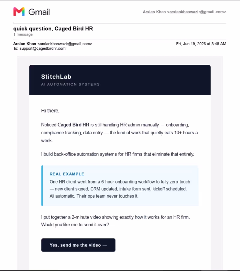 Cover image for Apex — Automated B2B Cold