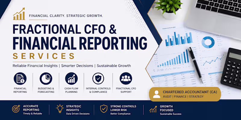 Cover image for Fractional CFO & Financial Reporting Services for Startup