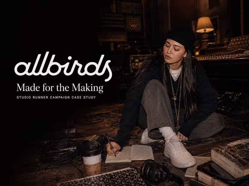 Cover image for Made for the Making Campaign for Allbirds