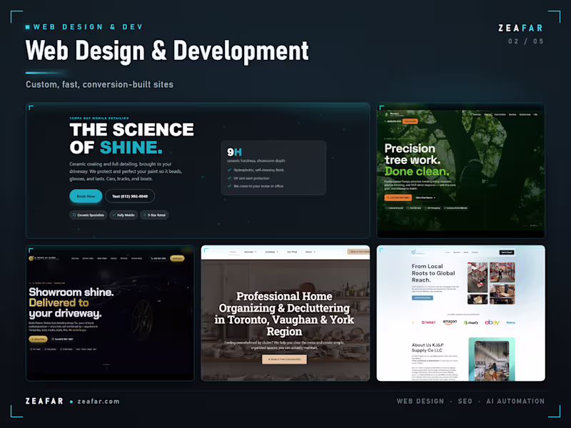 Cover image for Custom Business Website, Designed, Built & SEO-Ready
