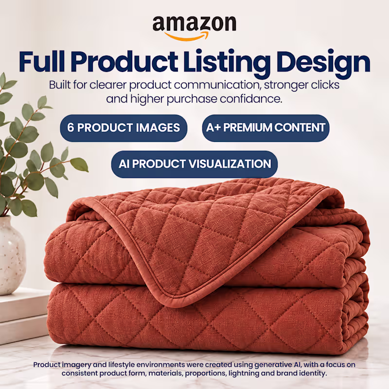 Cover image for Created a complete Amazon listing
