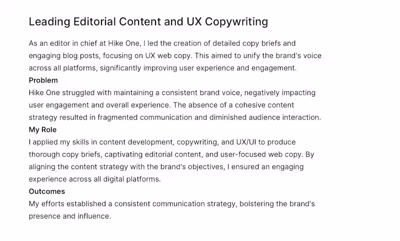 Cover image for Leading Editorial Content and UX Copywriting