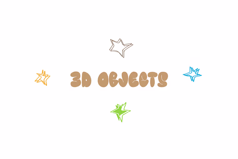 Cover image for 3D Objects illustration
