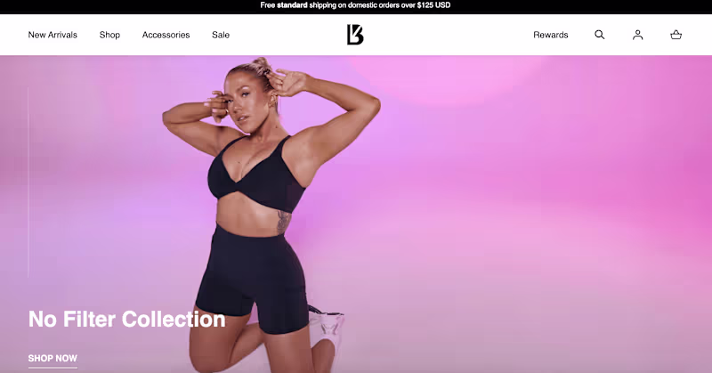 Cover image for E-commerce Web Design Bringing AI to Athleisure