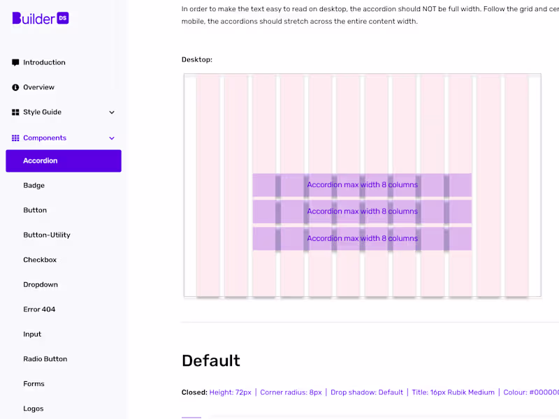 Cover image for builder design system