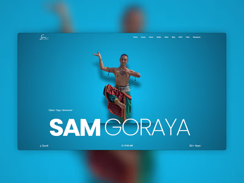 Cover image for Sam Goraya Website Redesign & Framer Migration