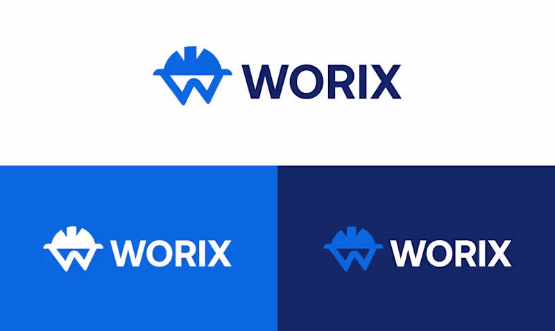 Cover image for WORIX Construction Visual Identity System