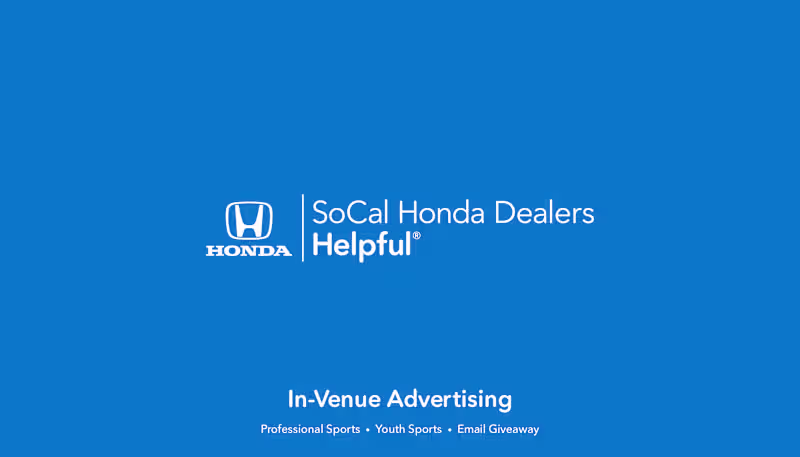Cover image for SoCal Honda Dealers - In-Venue Advertising