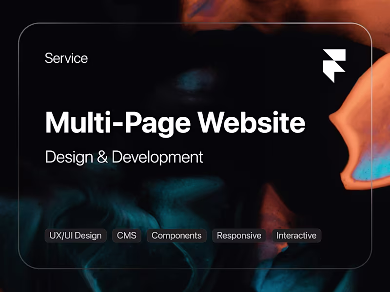 Cover image for Multi-Page Website Design & Development in Framer
