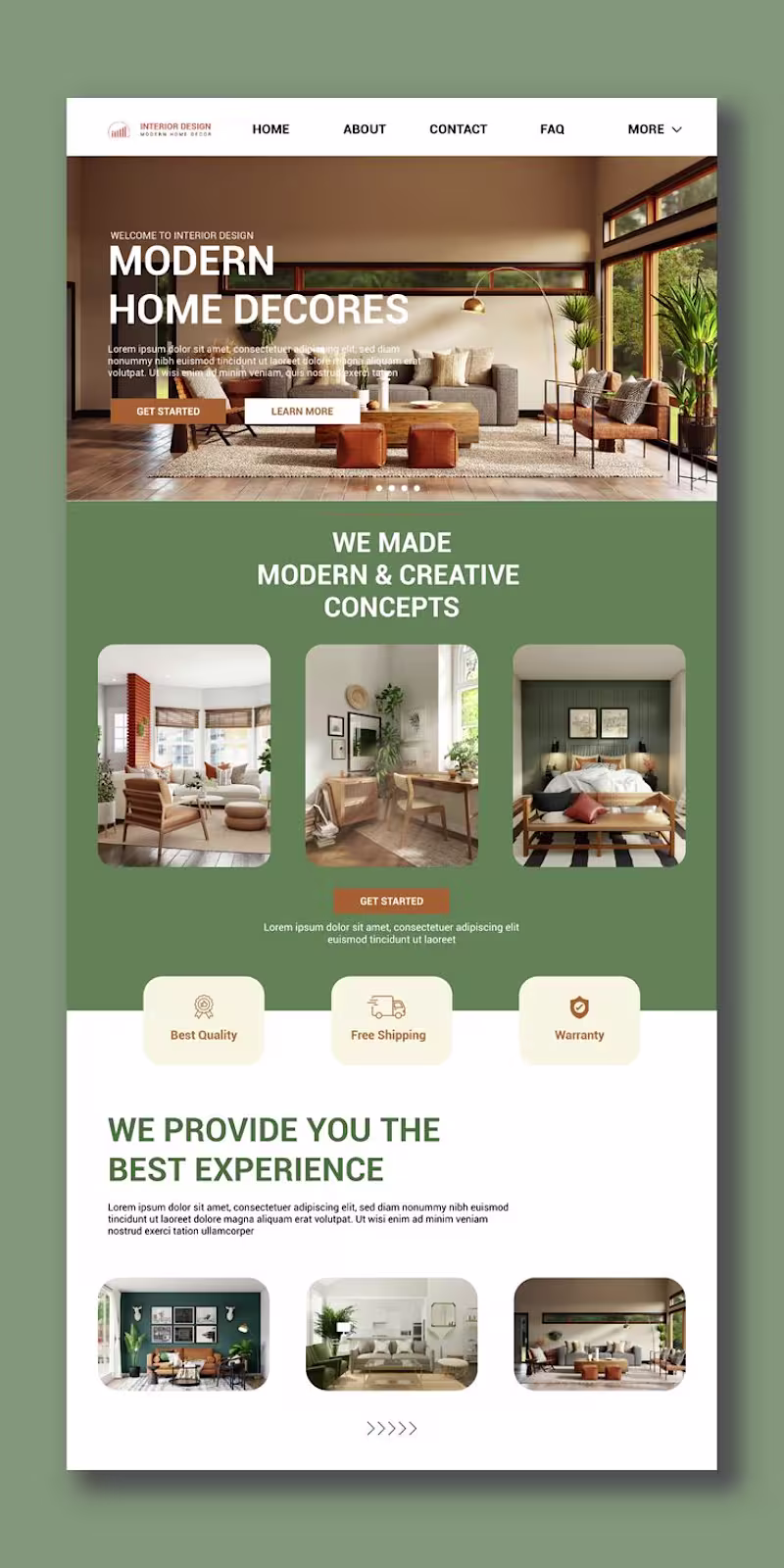 Cover image for Landing page concept