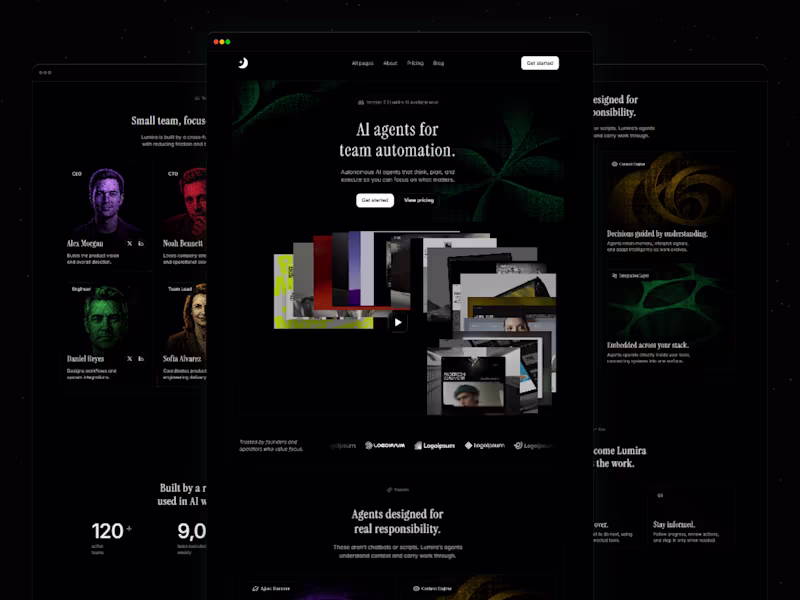 Cover image for Lumira Website Concept & Creative Direction