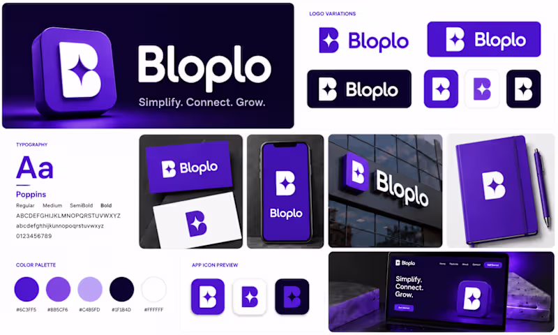 Cover image for Bloplo — Brand Identity &