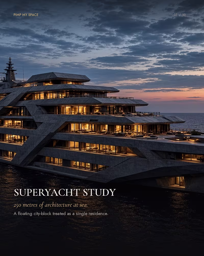 Cover image for Superyacht Study — 250 Metres