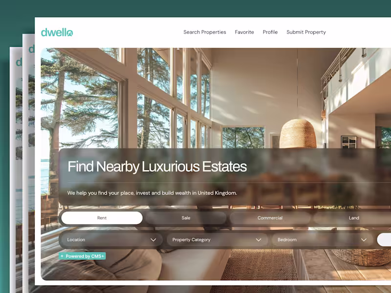 Cover image for Dwello: A Modern Real Estate Solution