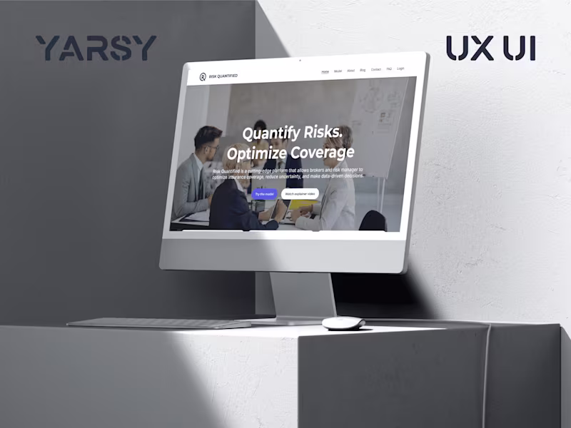 Cover image for Risk Management Website - Redesign | Financial | SaaS
