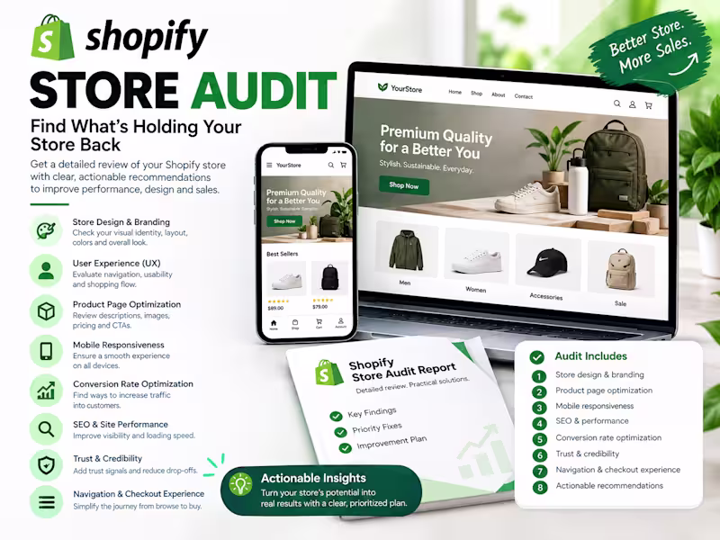 Cover image for Shopify Store Audit