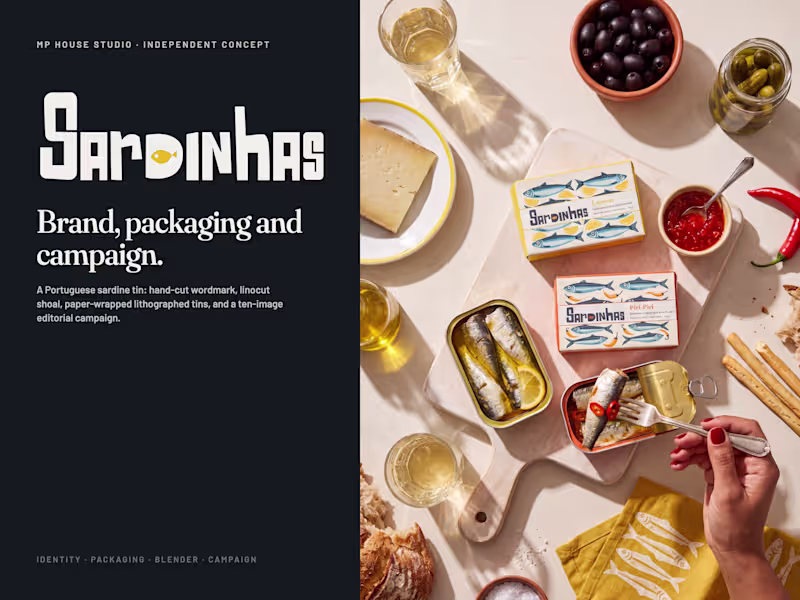 Cover image for Sardinhas / Brand, Packaging &