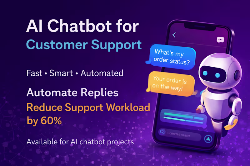 Cover image for AI Chatbot for Customer Support