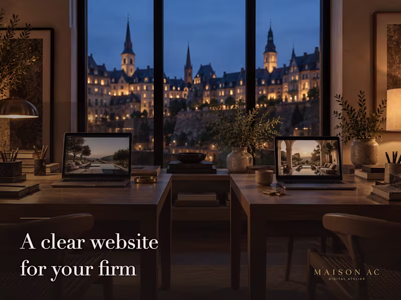 Cover image for Website for a law firm, accountant or architect