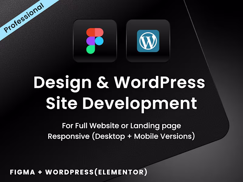 Cover image for Design & WordPress Site Development