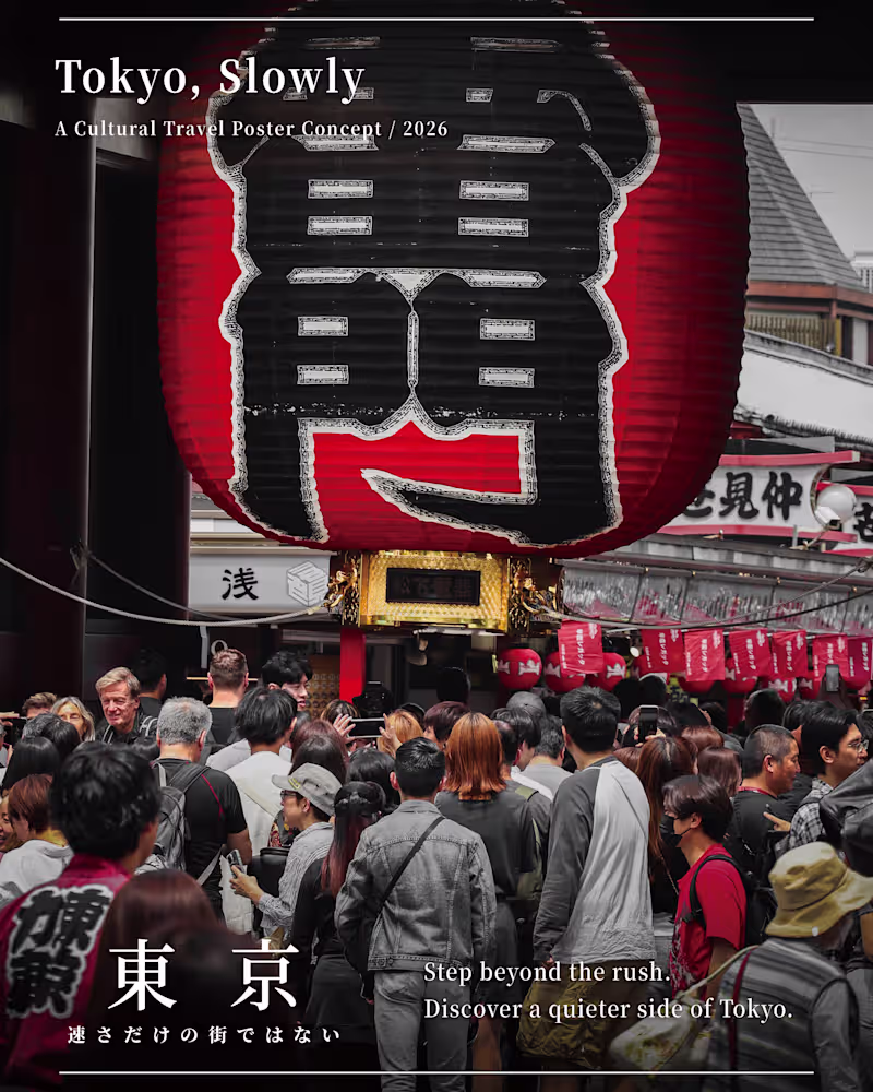 Cover image for Tokyo Cultural Travel Poster Concept

A