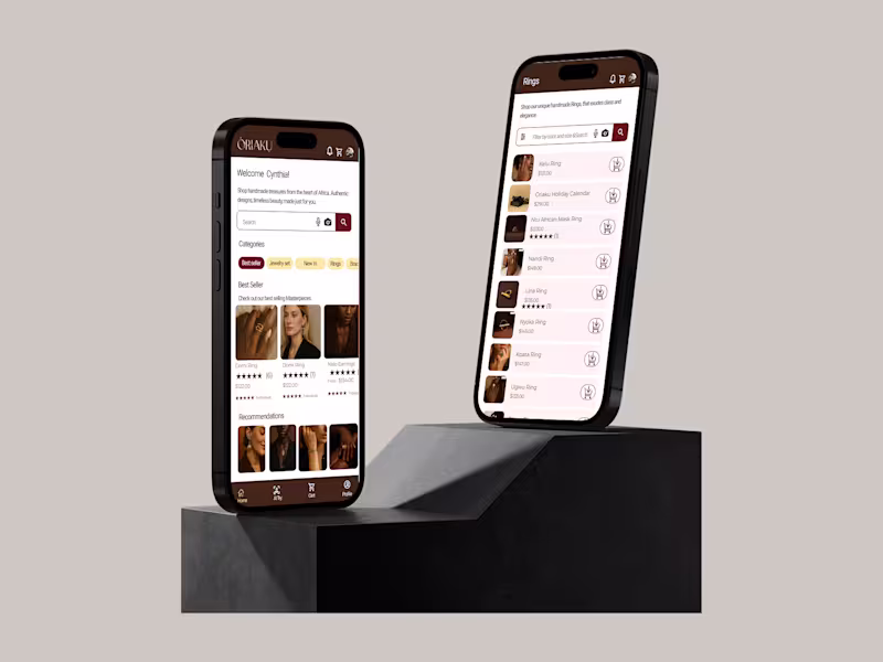 Cover image for Oriaku App.
I designed an AI-powered