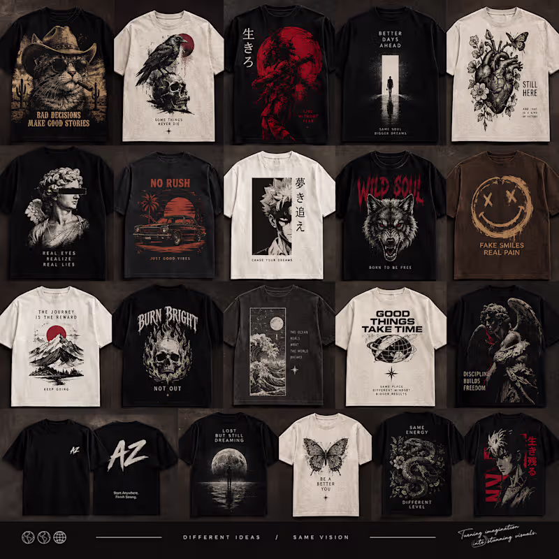 Cover image for Custom design for T-shirt or hoodie Ready for printing 