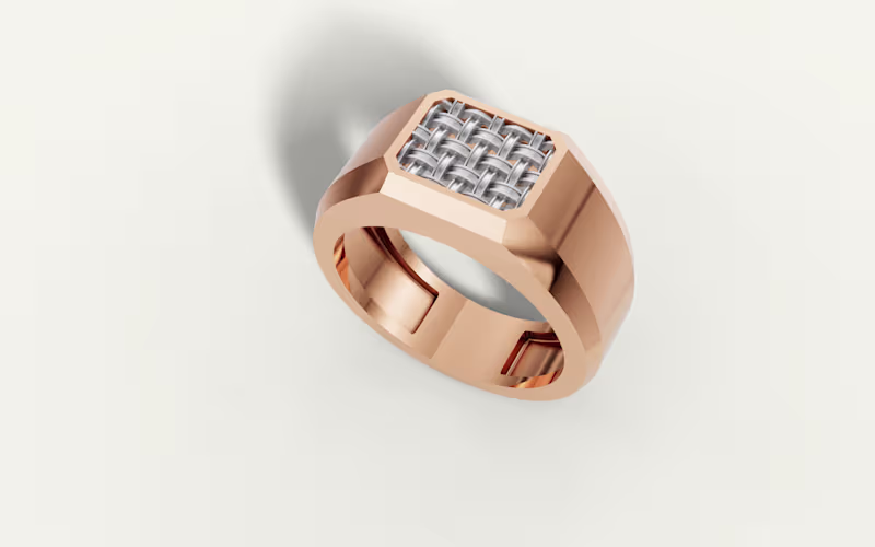Cover image for Men's signet ring