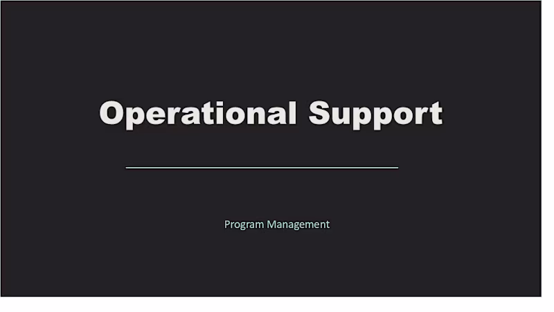 Cover image for Operational Support