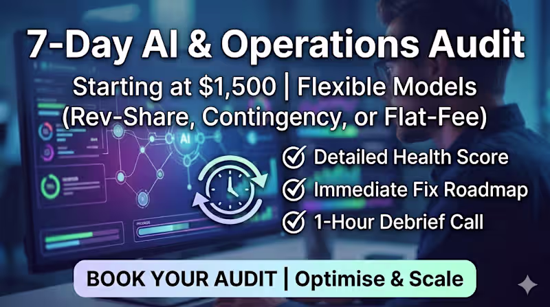 Cover image for The 7-Day AI & Operations Audit